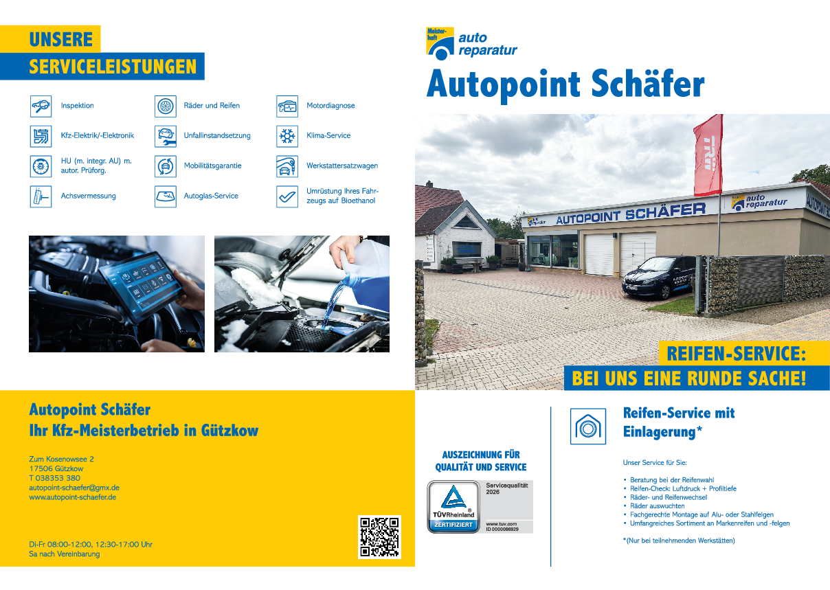Bild von Werkstattprospekt von Autopoint Schäfer