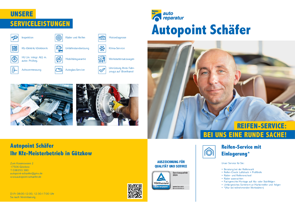 Bild von Werkstattprospekt von Autopoint Schäfer