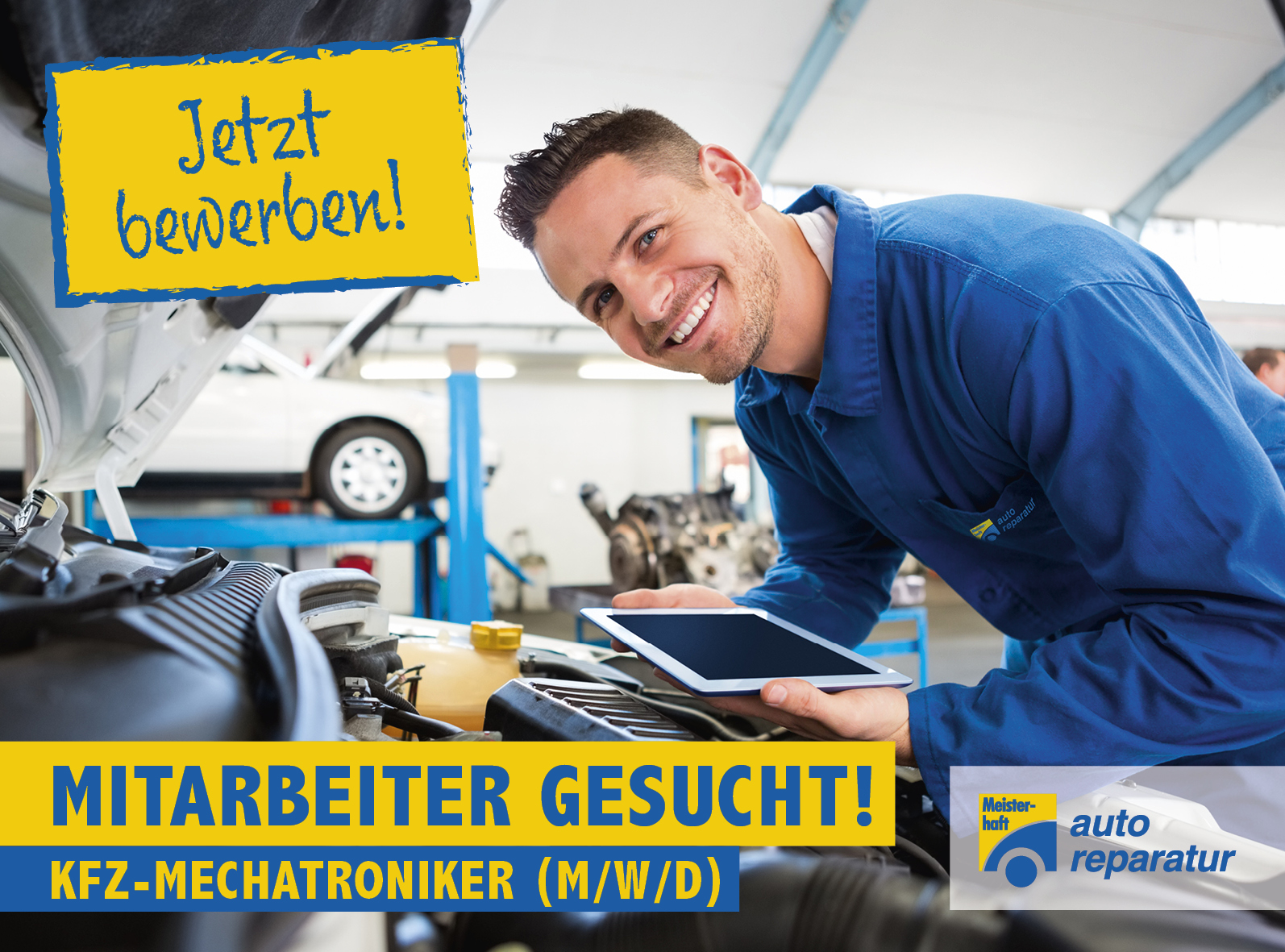 Kfz-Mechatroniker gesucht! Kfz-Mechatroniker gesucht!